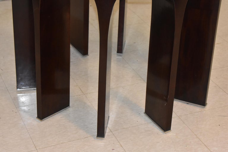 Baker Furniture Thomas Pheasant Arcade Design Round Dining Table