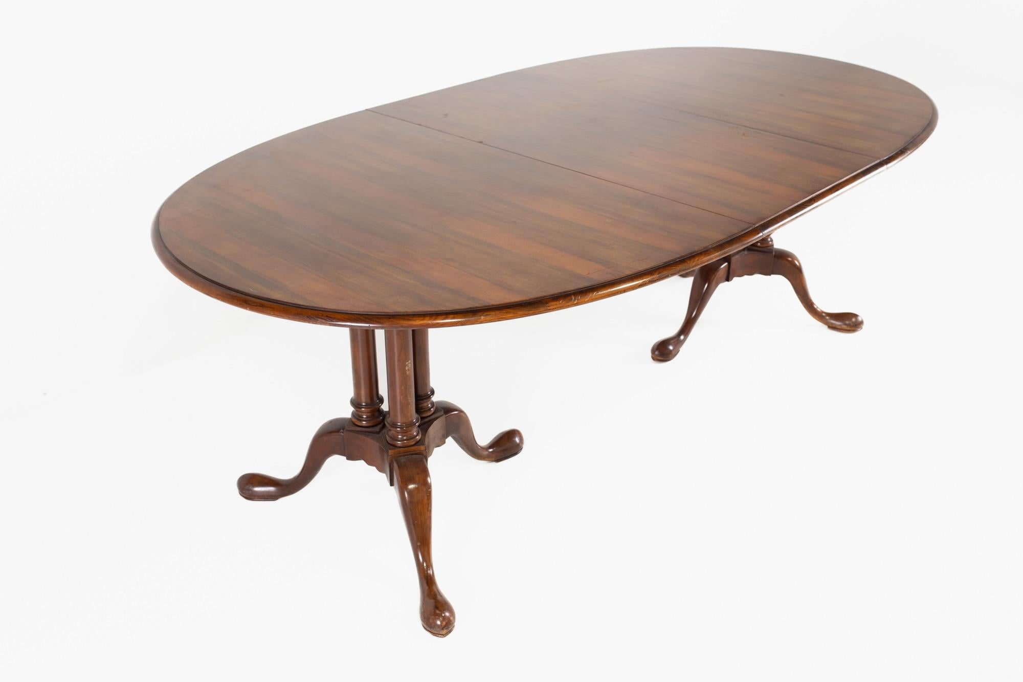 Baker Furniture Traditional Mahogany Dining Table 6