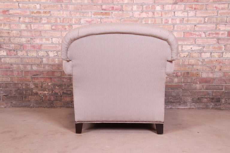 Baker Furniture Upholstered Lounge Chair For Sale 6