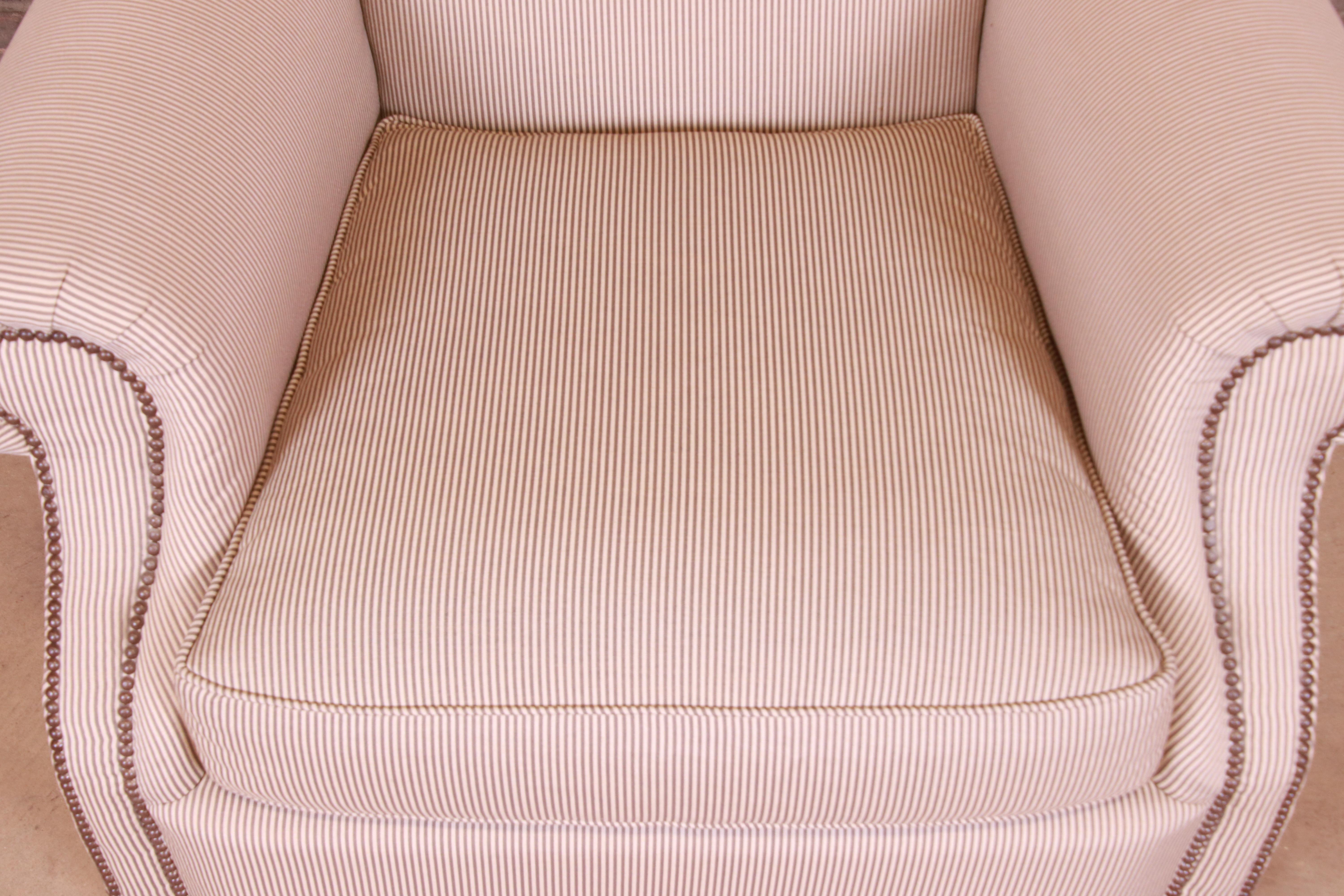 Baker Furniture Upholstered Lounge Chair 1