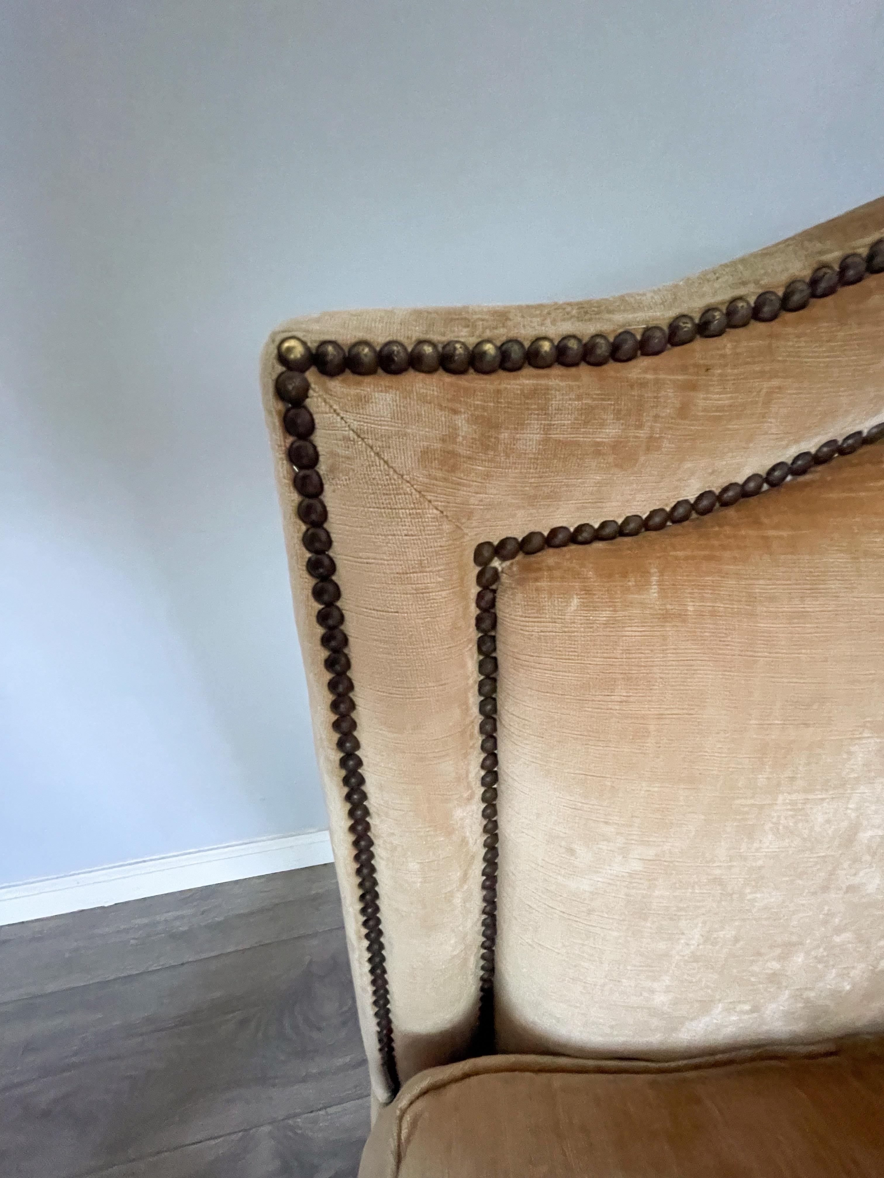 Upholstery Baker Furniture Velvet Sofa