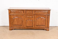 Baker Furniture Welsh Oak Sideboard Buffet or Bar Cabinet