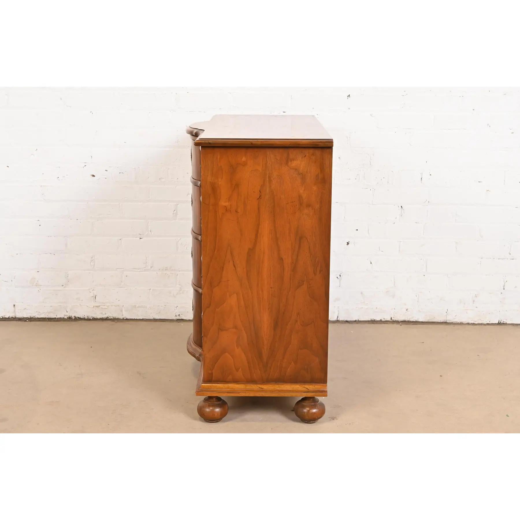Baker Furniture William & Mary Walnut Chest of Drawers 4