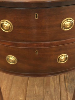 Baker Historic Charleston Collection Mahogany Demilune Credenza