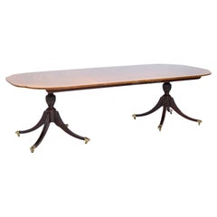 Baker Historic Charleston Collection Mahogany Expanding Dining Table - 2 Leaves