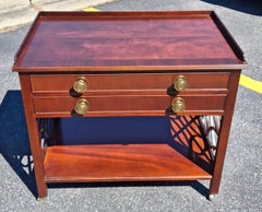 Baker Historic Charleston Collection Mahogany Rolling Buffet Server