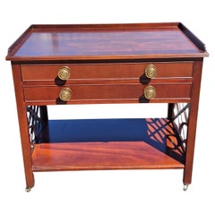 Baker Historic Charleston Collection Mahogany Rolling Buffet Server