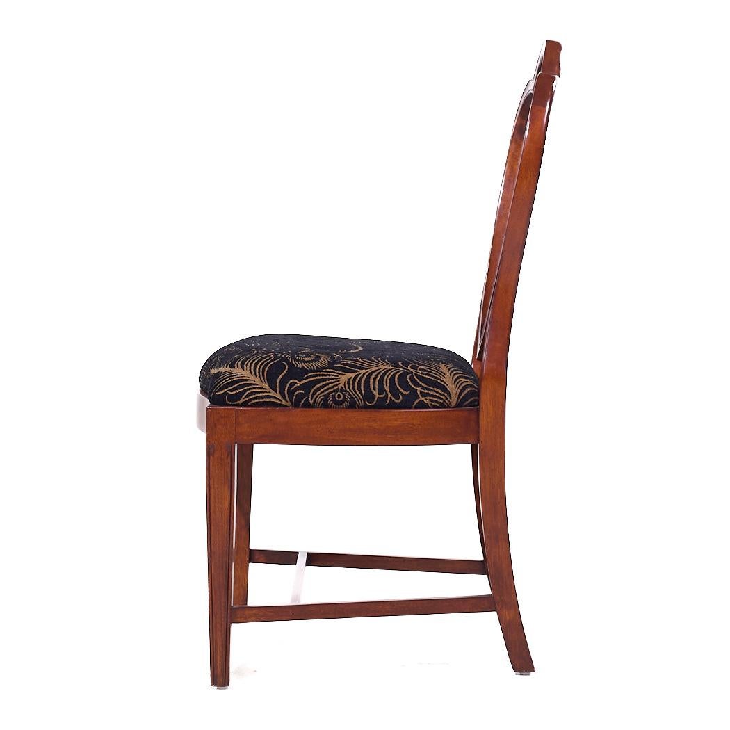 Baker Historic Charleston Collection Mahogany Shield Back Dining Chairs - Set 8 2