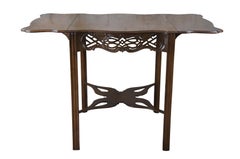 Baker Historic Charleston Georgian Mahogany Pembroke Drop Leaf Side Accent Table