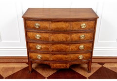 Baker Historic Charleston Inlaid Mahogany Bowfront Chest