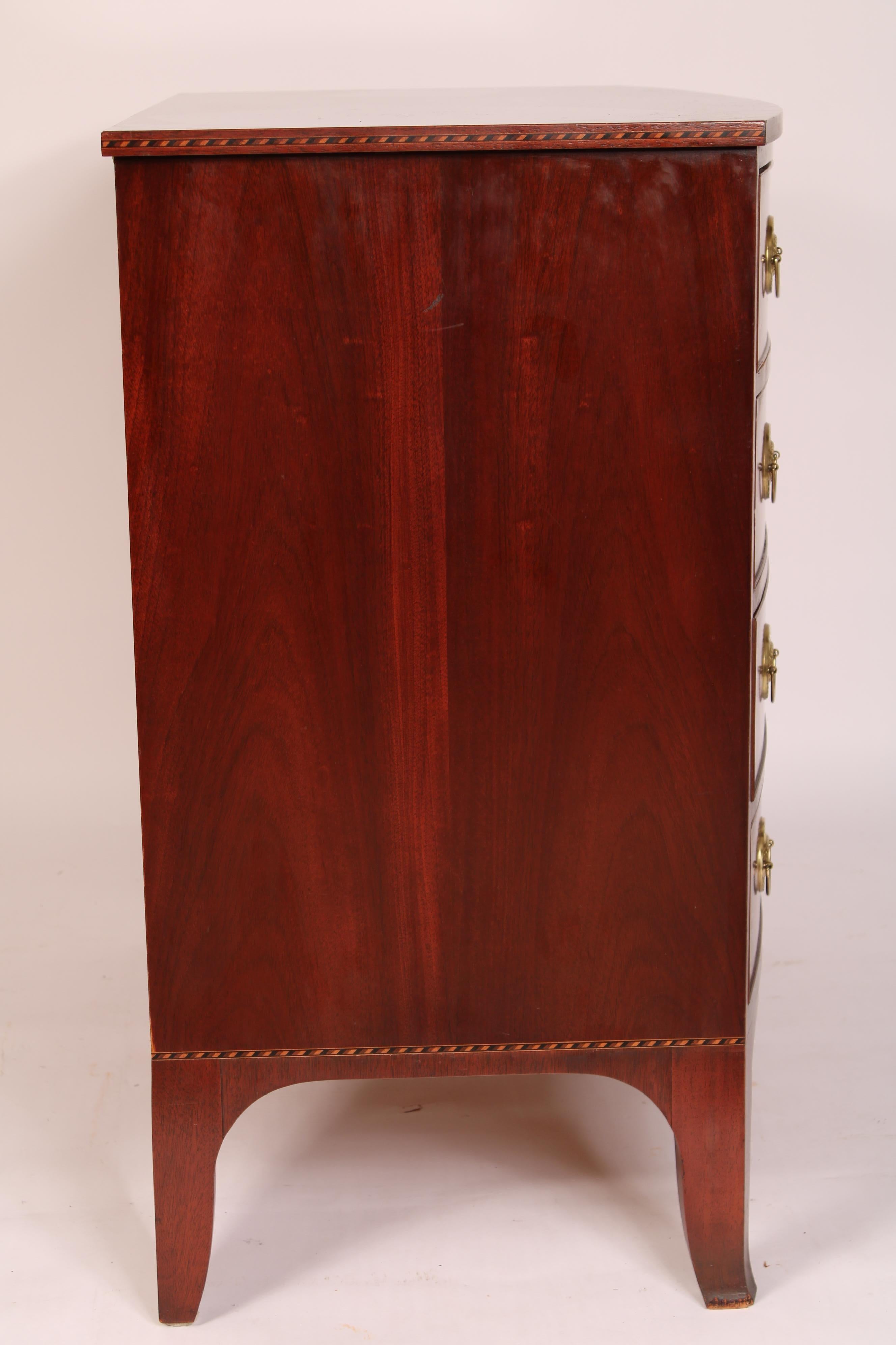 Contemporary Baker Historic Charleston Mahogany Chest of Drawers. For Sale