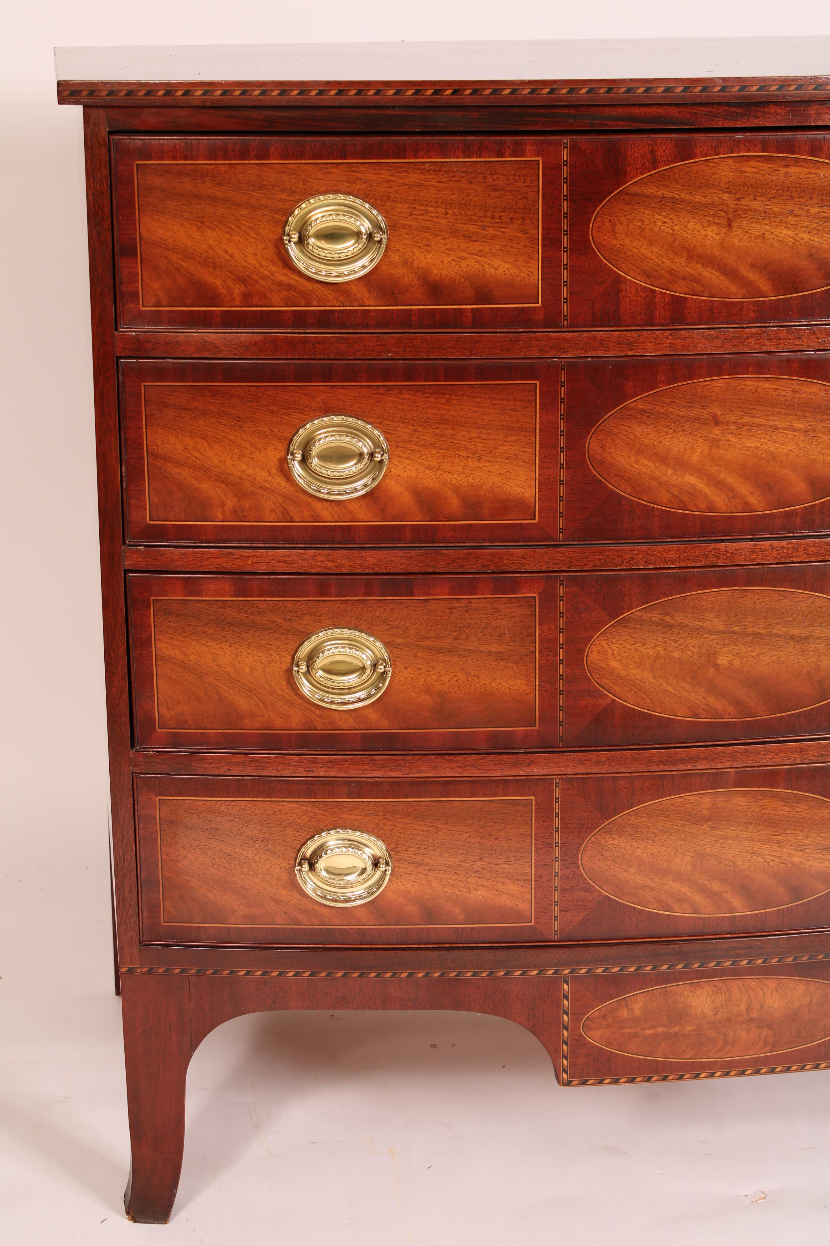 Baker Historic Charleston Mahogany Chest of Drawers. For Sale 1
