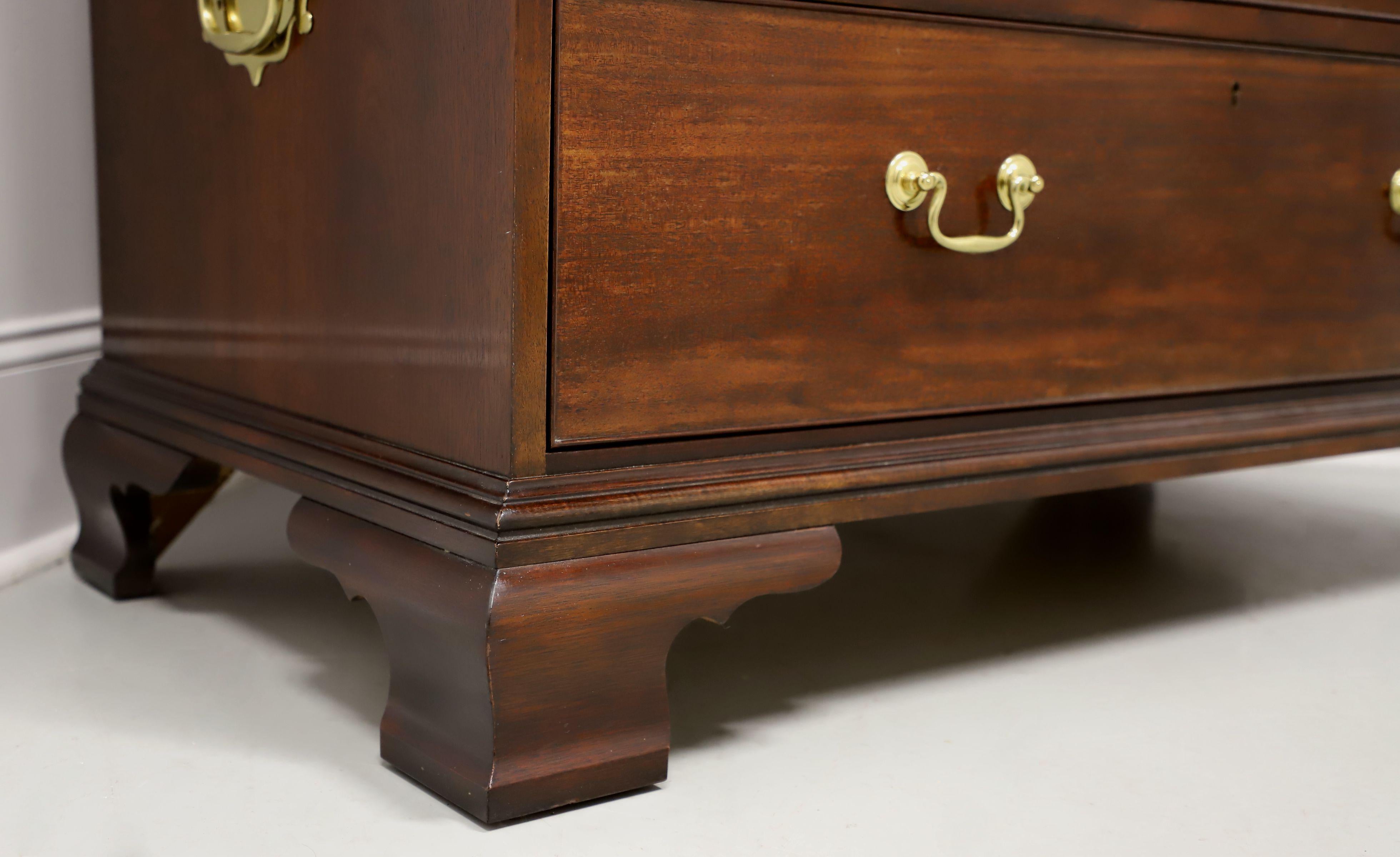 BAKER Historic Charleston Mahogany Chippendale Style Three-Tier Chest on Chest 1