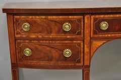 Aparador Baker Historic Charleston Caoba con incrustaciones Demilune Hepplewhite Aparador Buffet