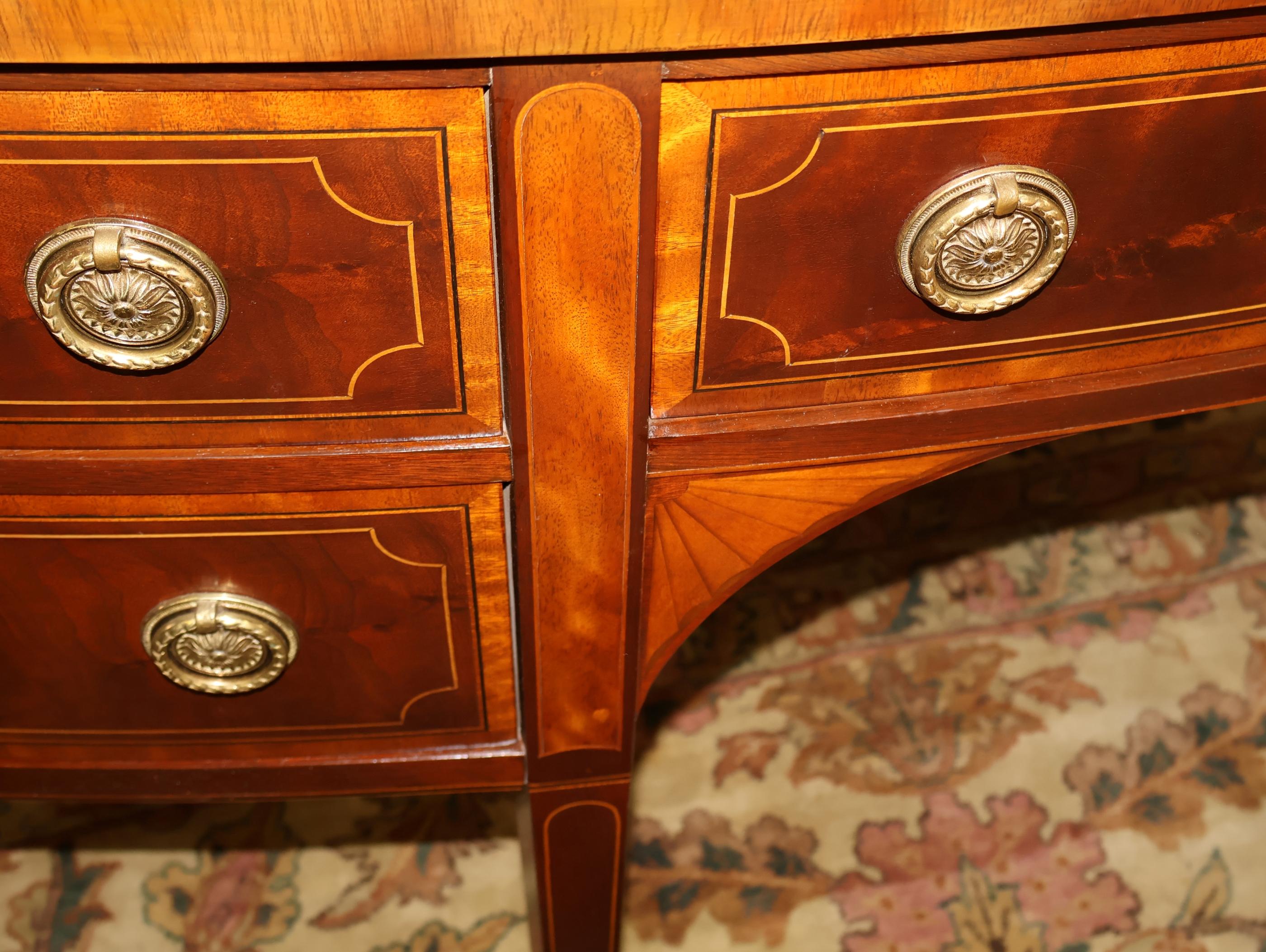 Baker Historic Charleston Mahagoni Sideboard-Serviergeschirr-Buffet mit Intarsien, Baker im Angebot 5