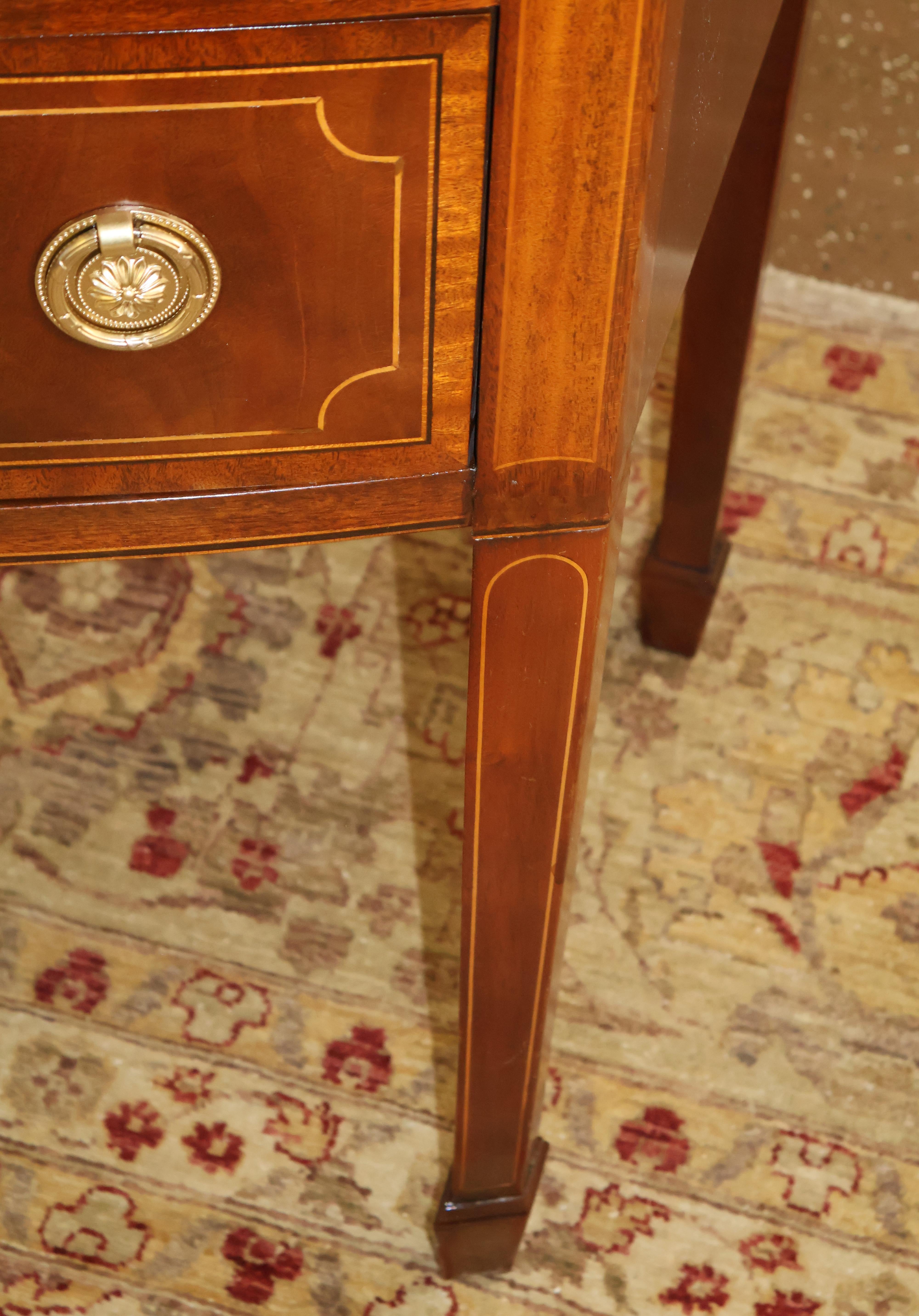 Baker Historic Charleston Mahogany Inlaid Sideboard Server Buffet 7