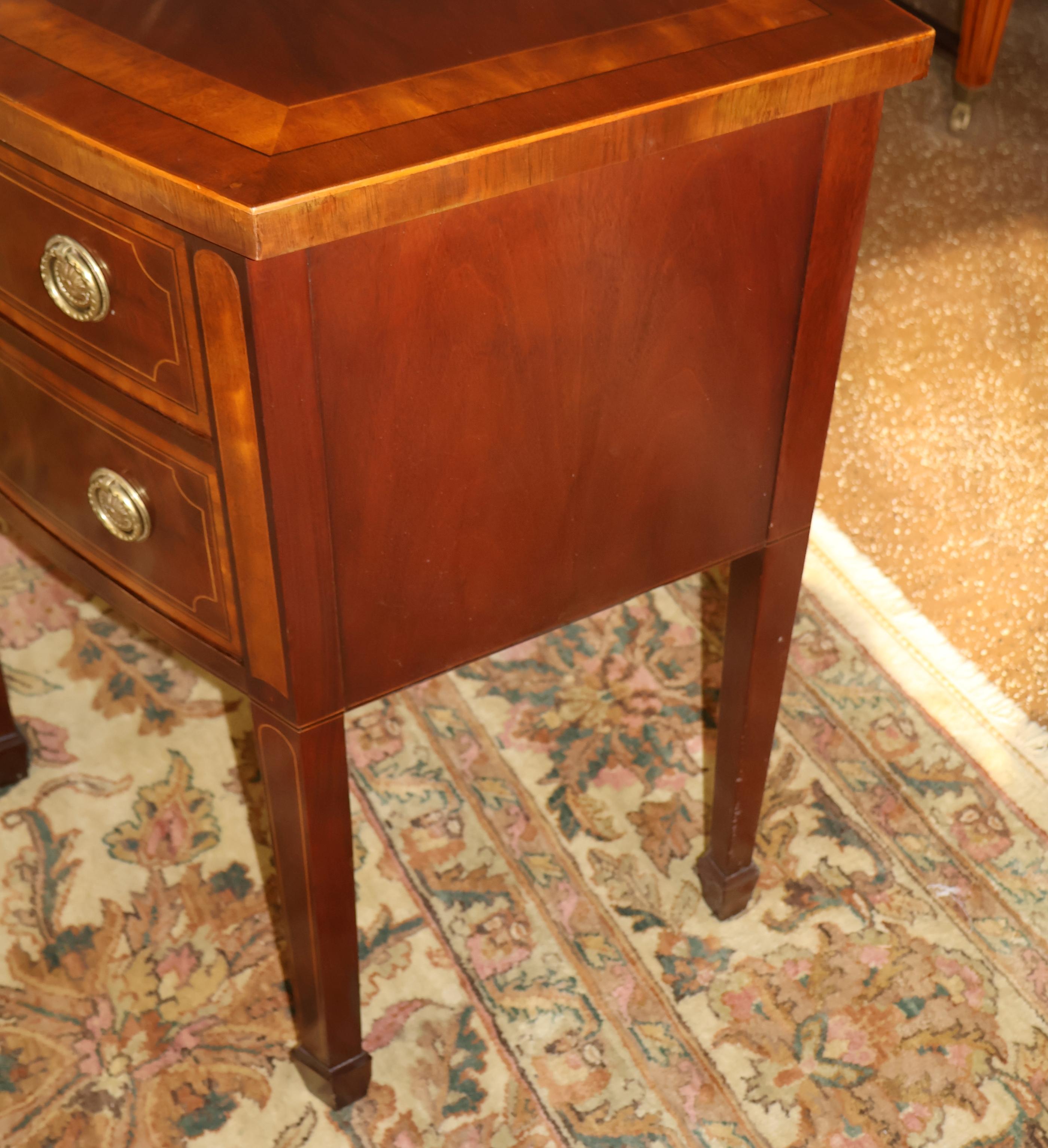 Baker Historic Charleston Mahagoni Sideboard-Serviergeschirr-Buffet mit Intarsien, Baker (Ende des 20. Jahrhunderts) im Angebot