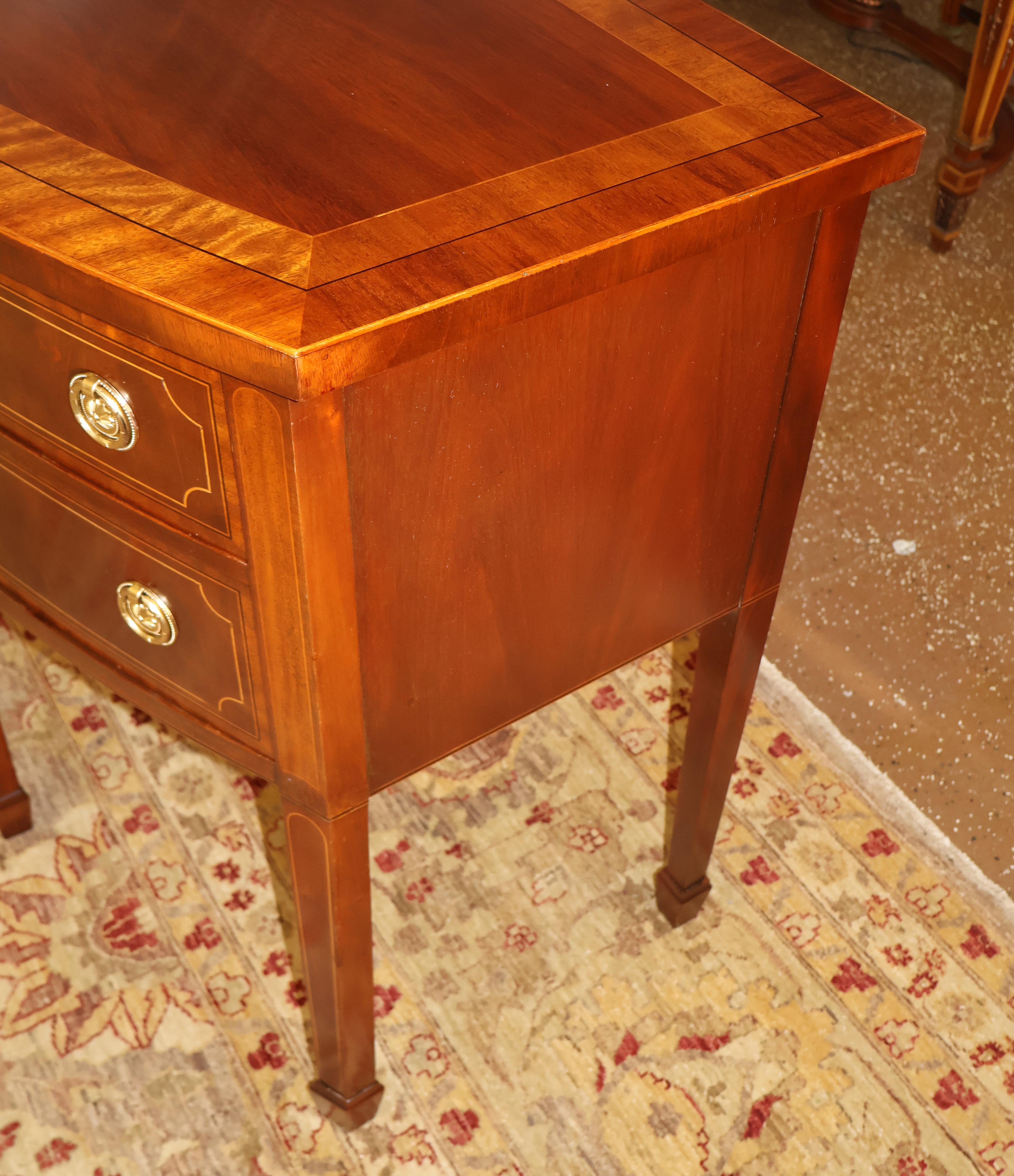 Baker Historic Charleston Mahogany Inlaid Sideboard Server Buffet 1
