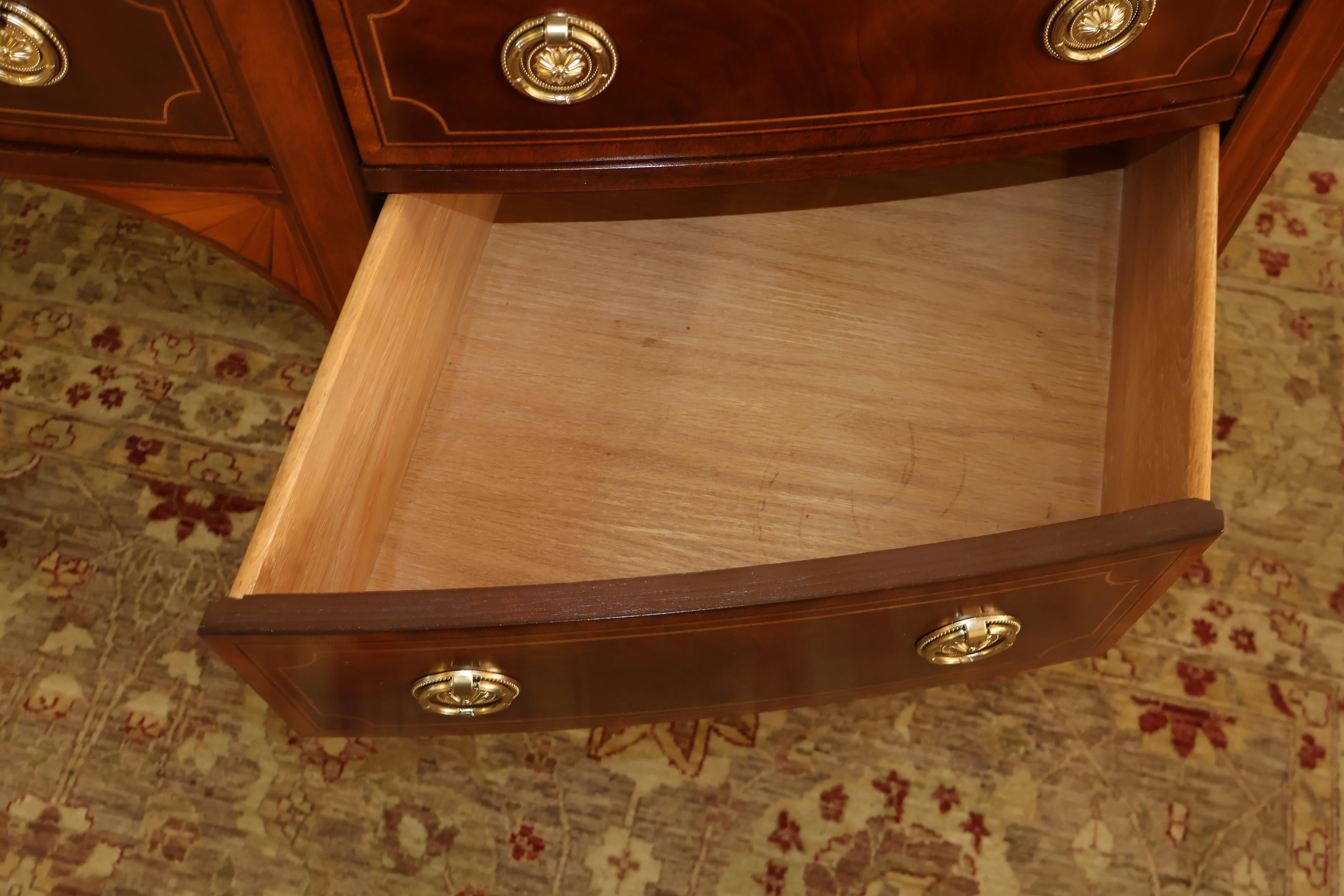Baker Historic Charleston Mahogany Inlaid Sideboard Server Buffet 2