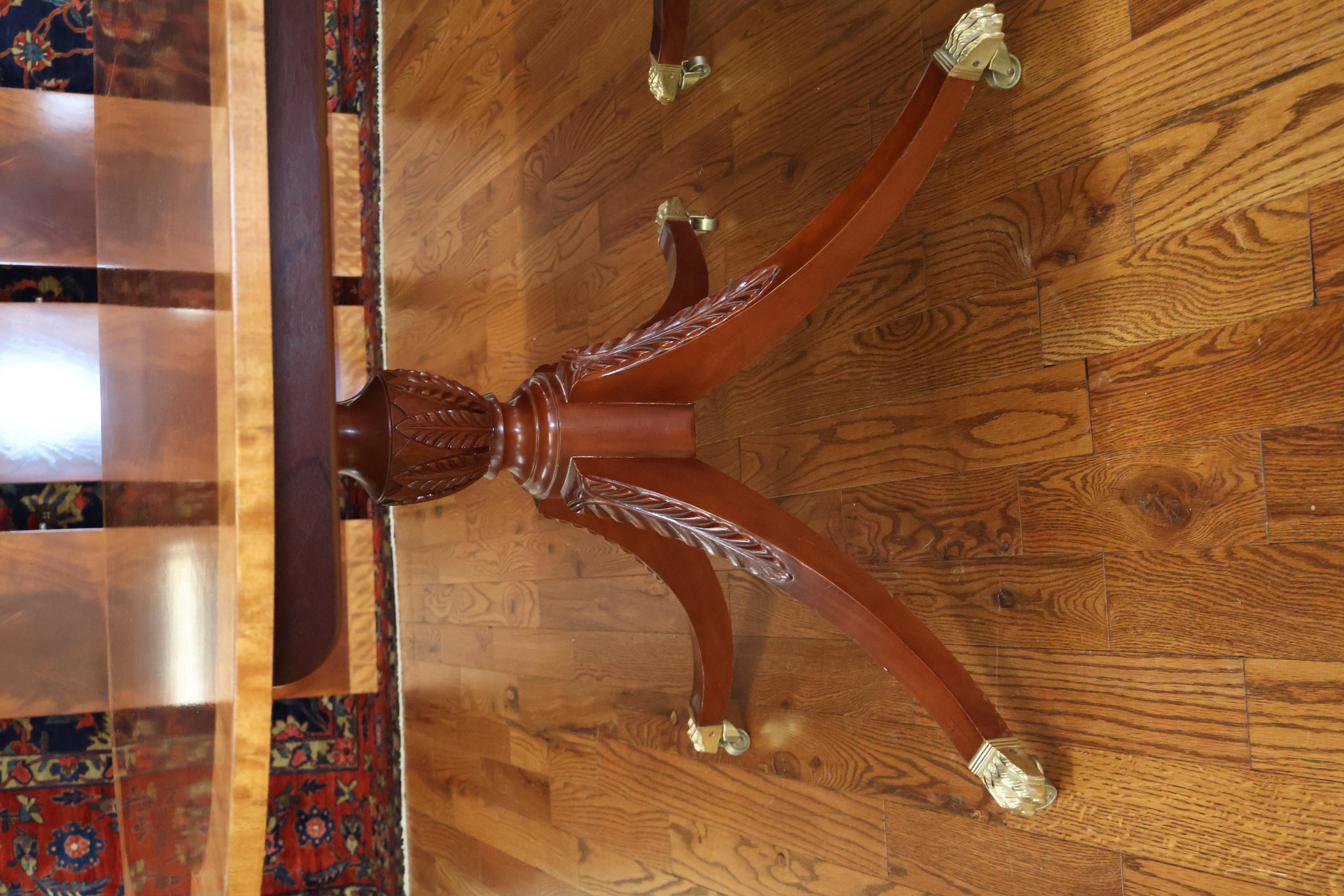 Baker Historic Charleston Mahogany Satinwood Banded Conference Dining Table 11