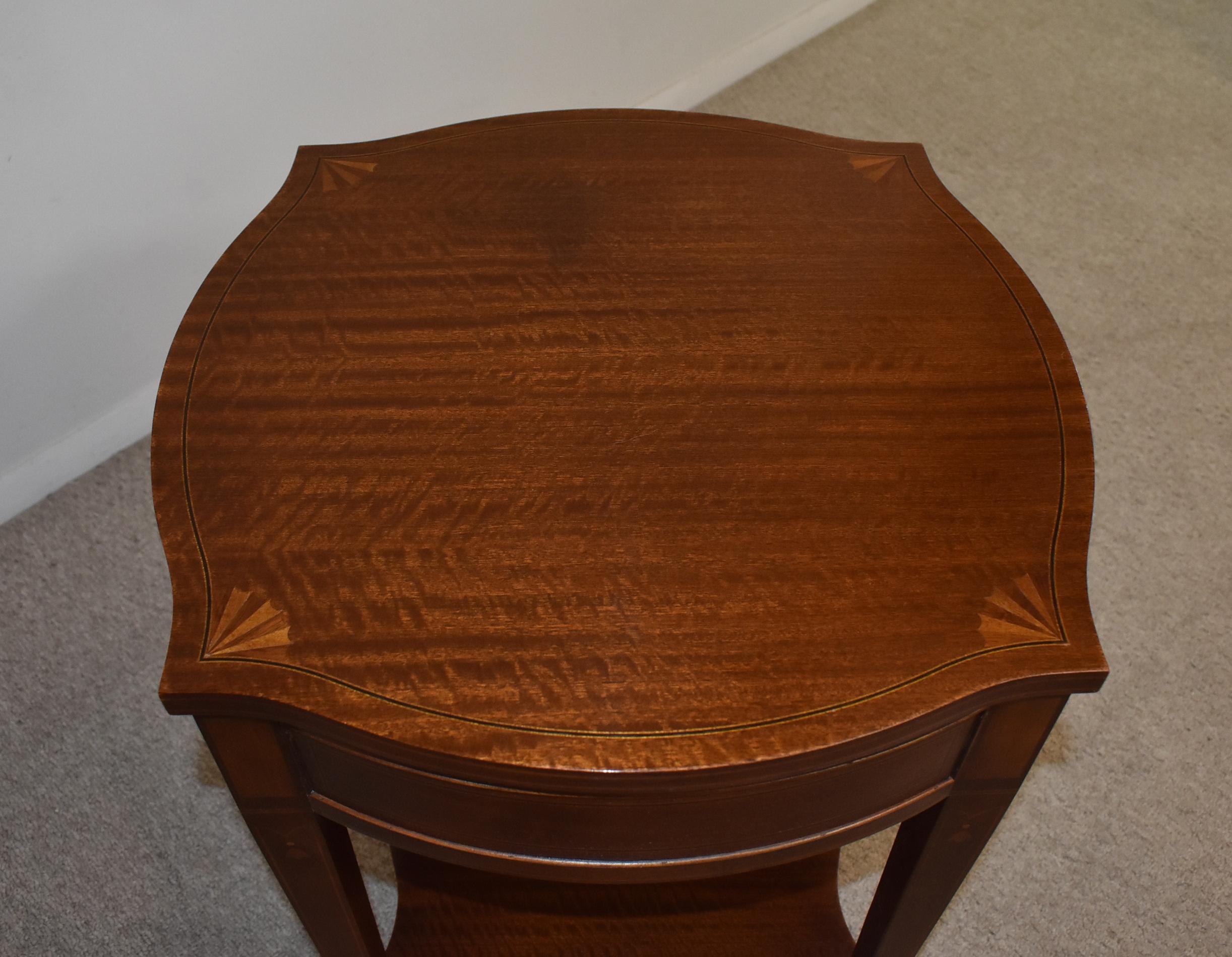 American Classical Baker Historic Charleston Mahogany Stand For Sale