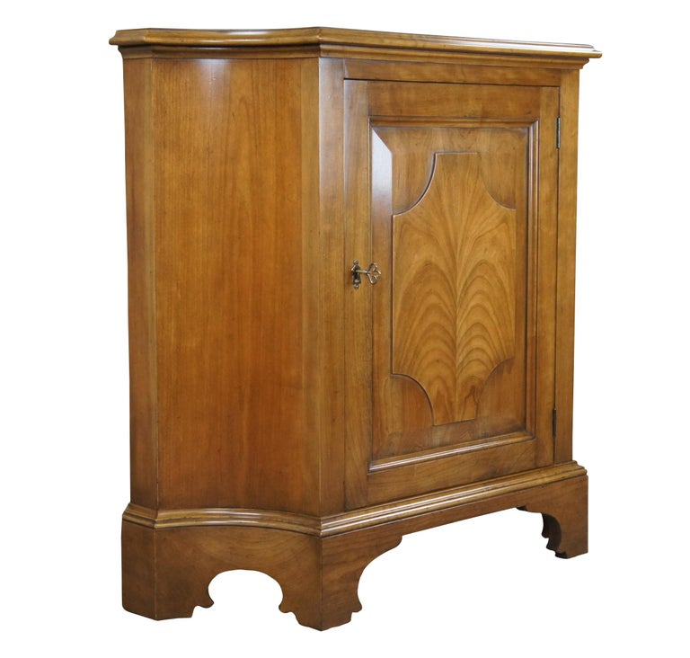 French Provincial Baker Italian Provincial French Cherry Commode Console Cabinet Entry Hall Table For Sale