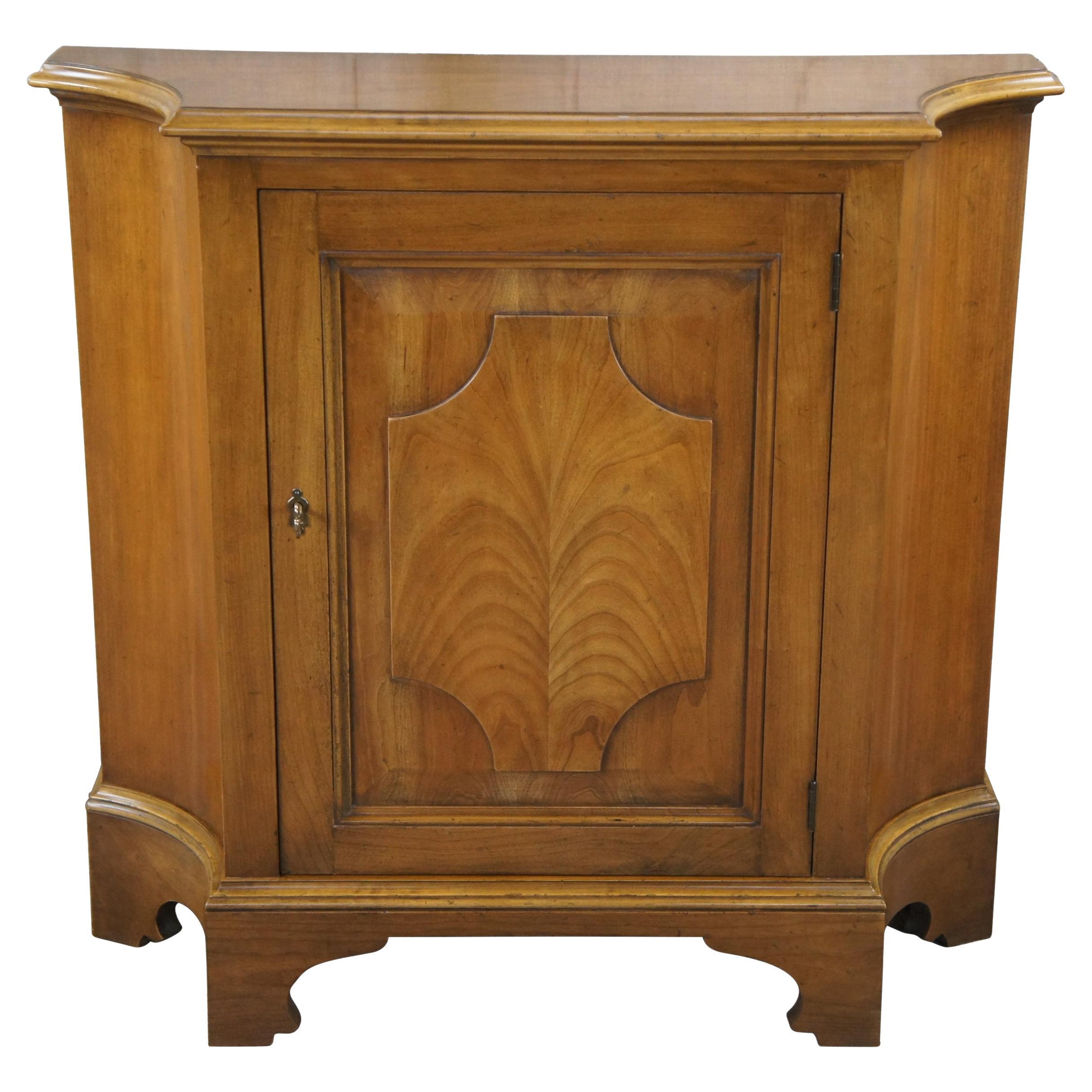 Baker Italian Provincial French Cherry Commode Console Cabinet Entry Hall Table