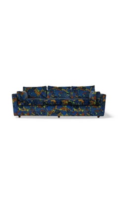 Baker Jack Lenor Larsen Velvet Sofa