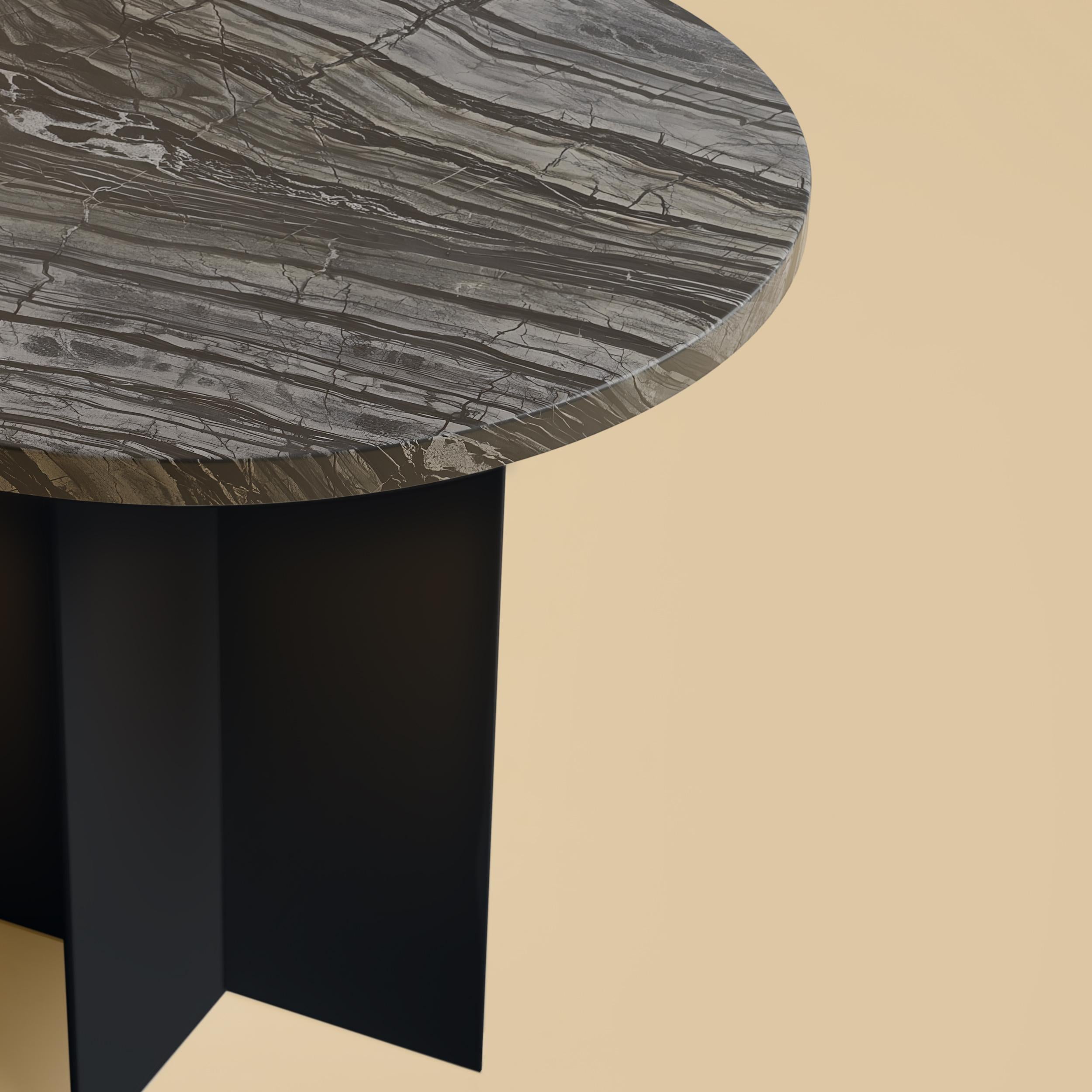 italien Table d'appoint Kenya noire de Lebanto en vente