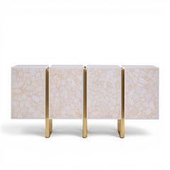 Baker Kira Mid Century Quartz Front Sideboard Credenza