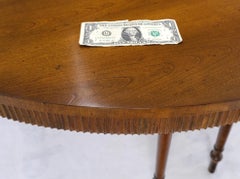 Baker large Round Single Pedestal Base Three Extension Boards Dining Table MINT