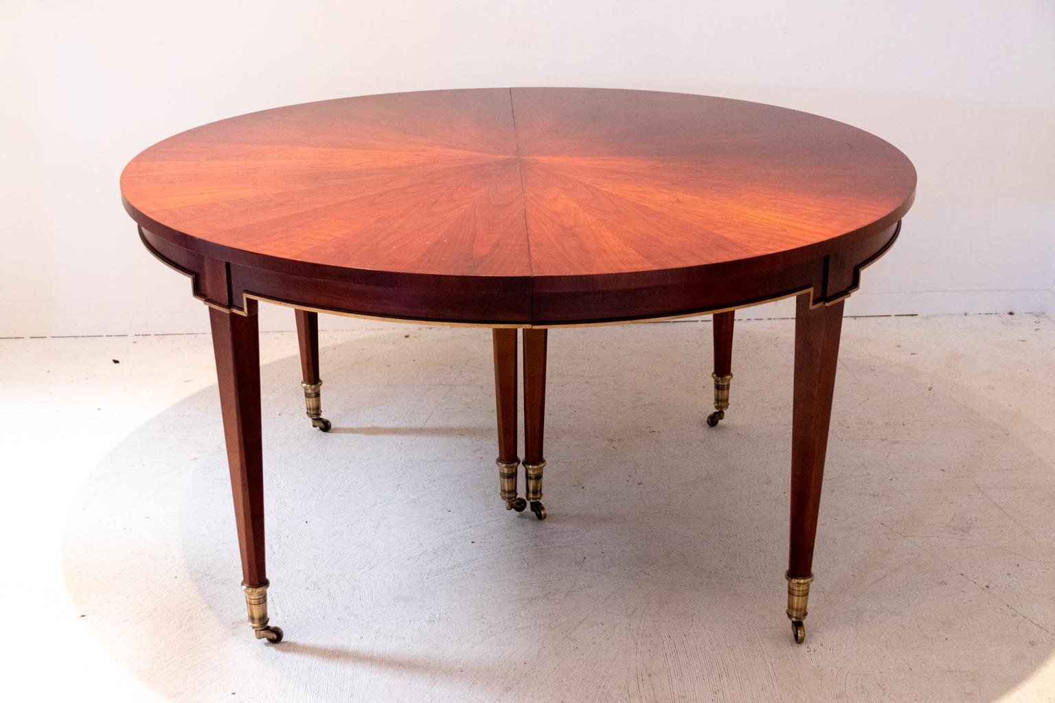 American Baker Mahogany Center Dining Table