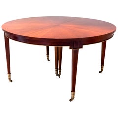 Baker Mahogany Center Dining Table