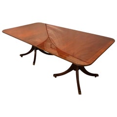 Baker Mahogany Dining Table, Georgian Style Historic Collection