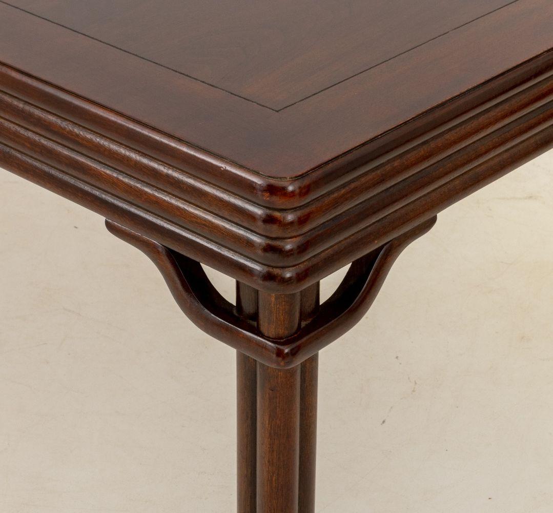 Baker Mahogany Extending Dining Table For Sale 1