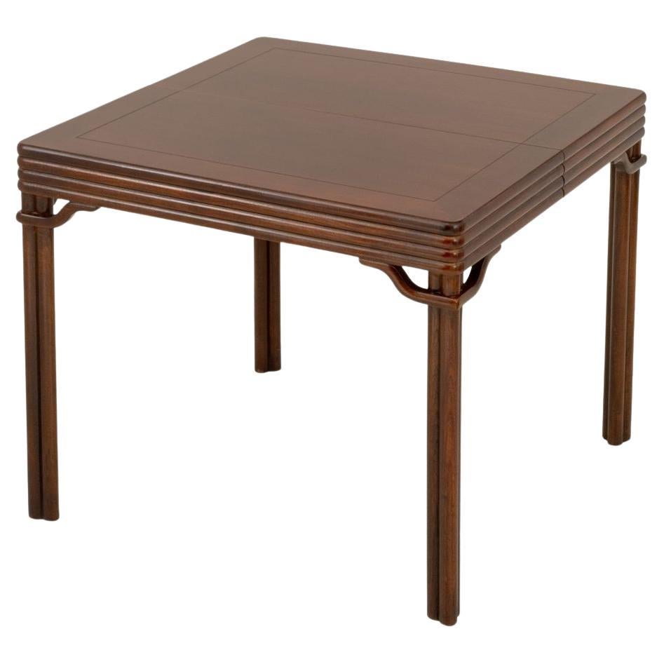 Baker Mahogany Extending Dining Table For Sale