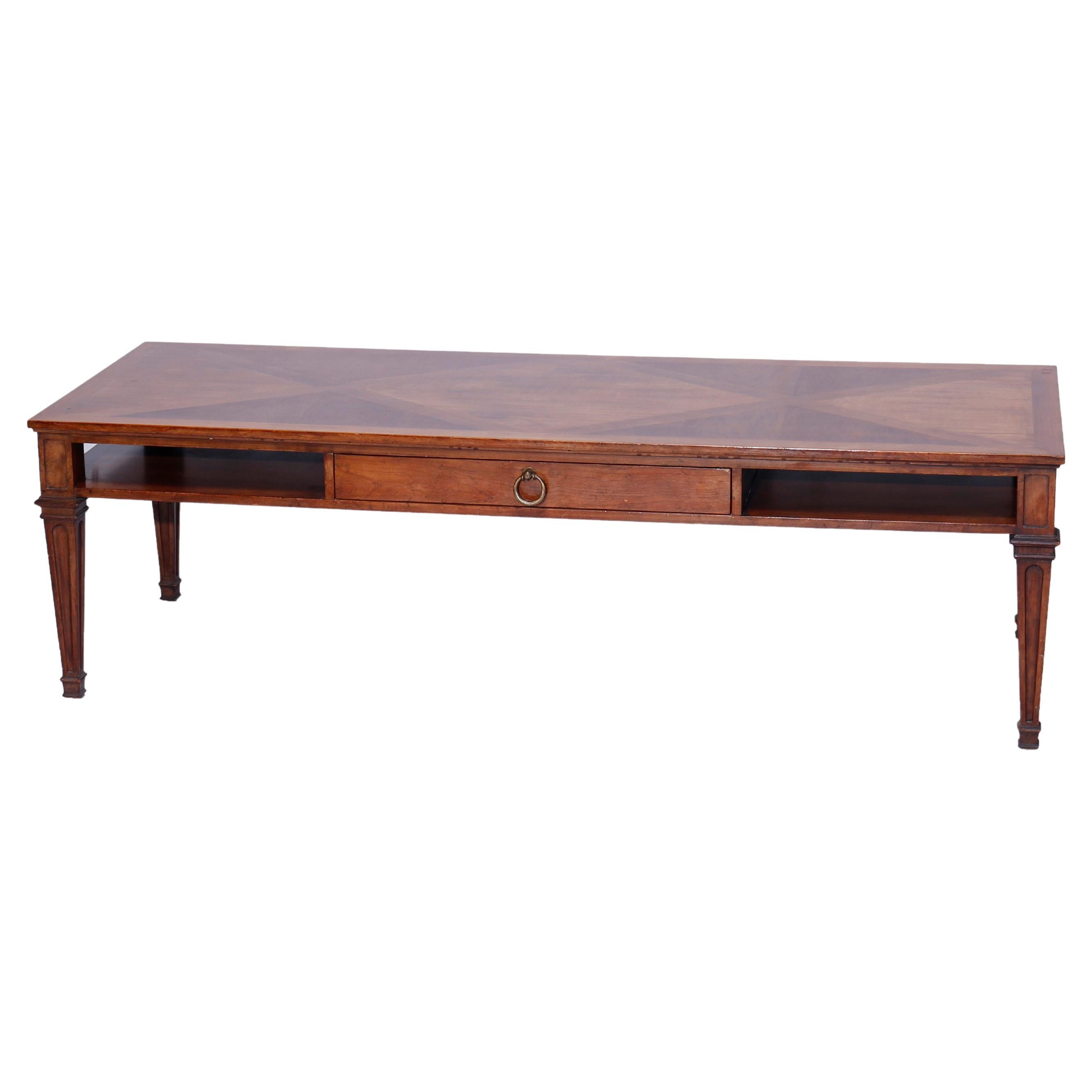 Coffee Table in French Parquetry For Sale at 1stDibs