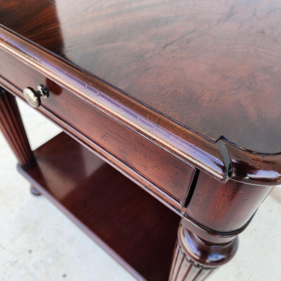 Late 20th Century Baker Mahogany Side End Table