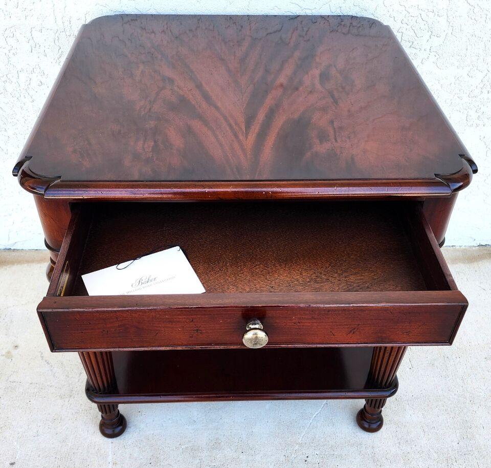 Baker Mahogany Side End Table 2