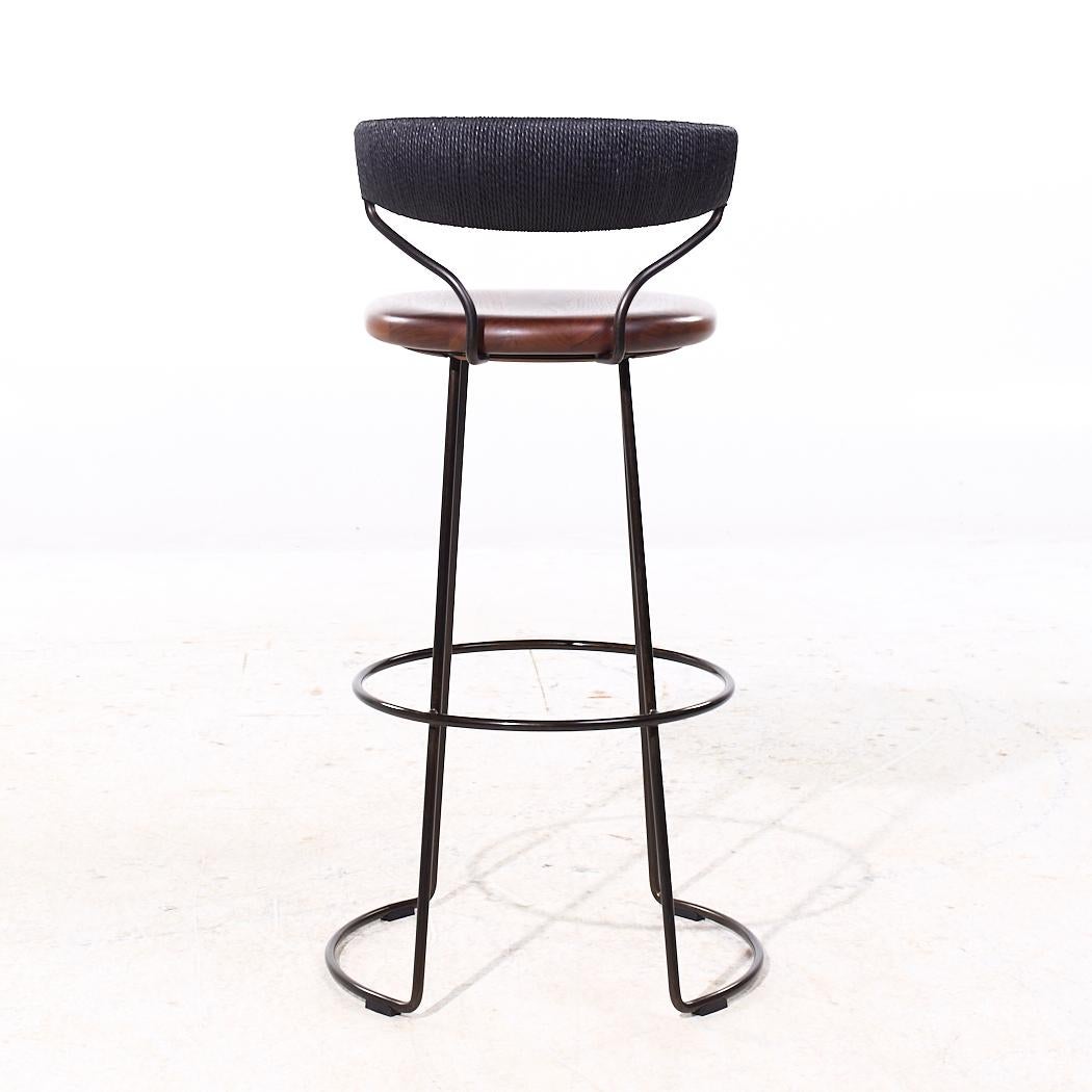 Baker McGuire Tabourets de bar en corde danoise - Lot de 3 en vente 3
