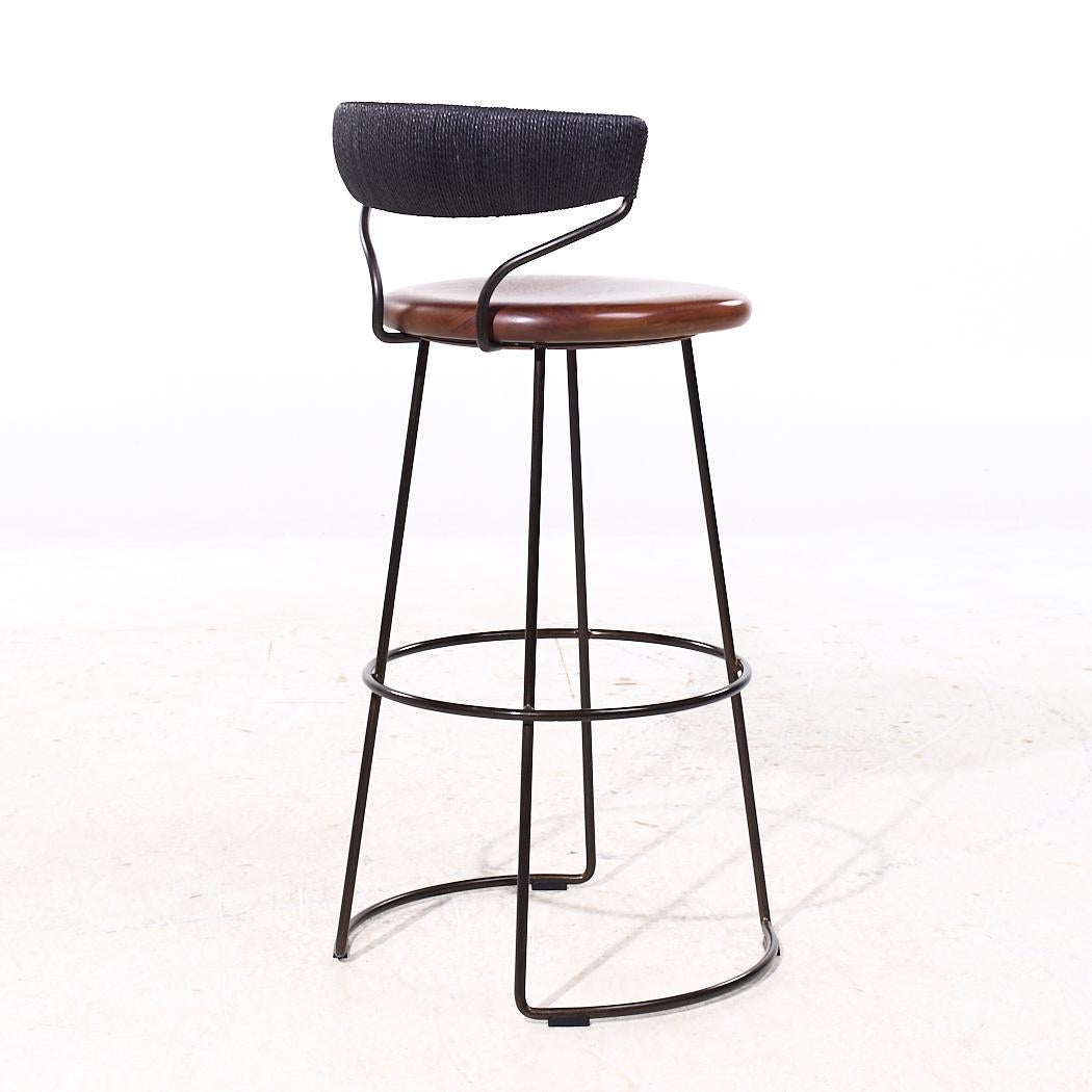 Baker McGuire Tabourets de bar en corde danoise - Lot de 3 en vente 4