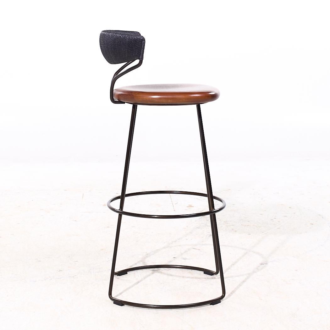 Baker McGuire Tabourets de bar en corde danoise - Lot de 3 en vente 5