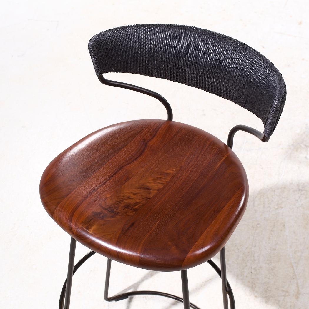 Baker McGuire Tabourets de bar en corde danoise - Lot de 3 en vente 6