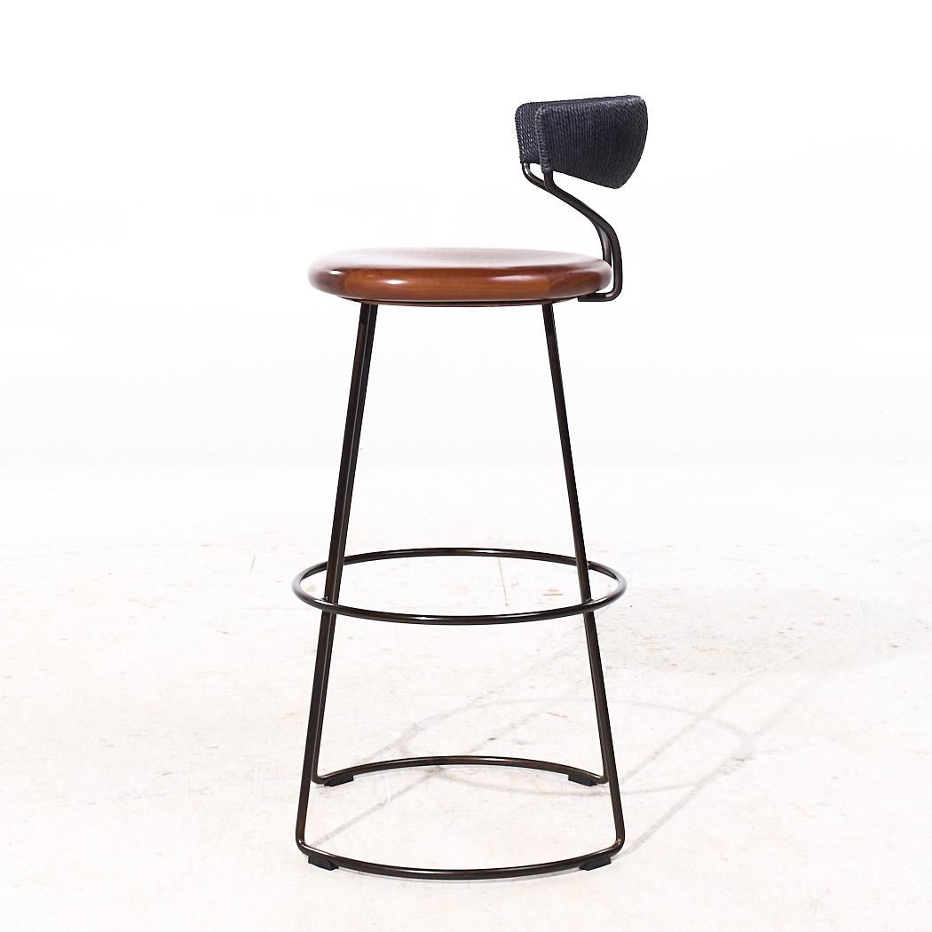 Baker McGuire Tabourets de bar en corde danoise - Lot de 3 en vente 1