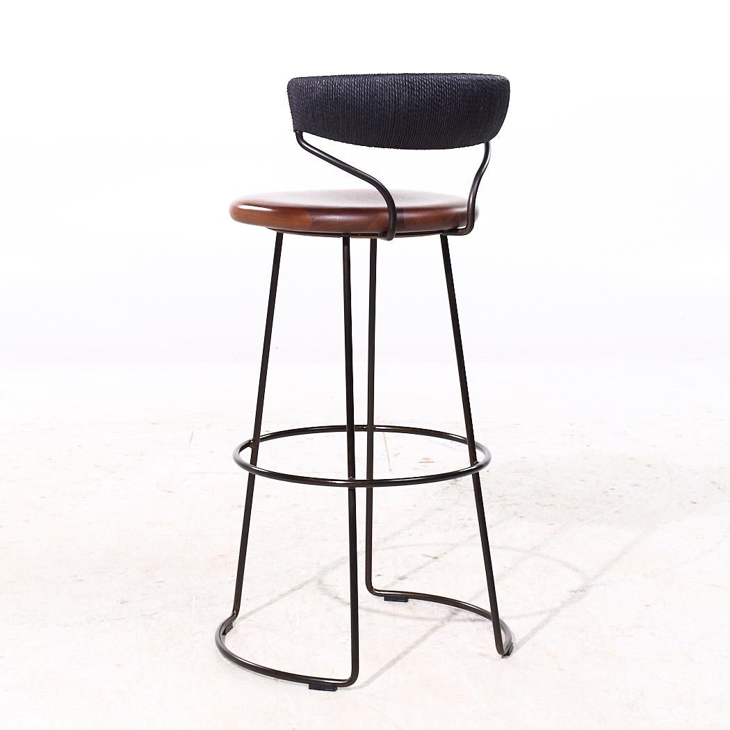 Baker McGuire Tabourets de bar en corde danoise - Lot de 3 en vente 2