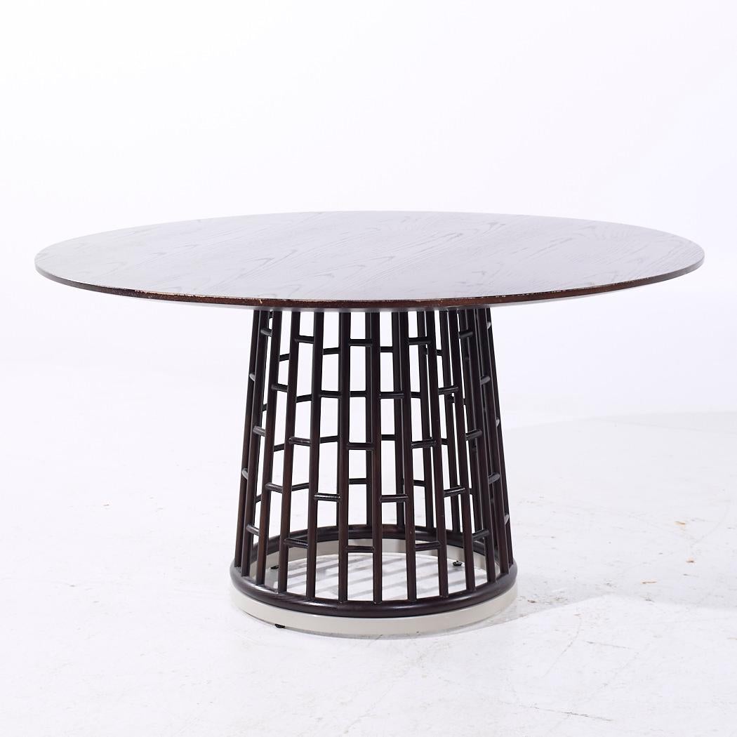 Modern Baker McGuire Fretwork Dining Table For Sale