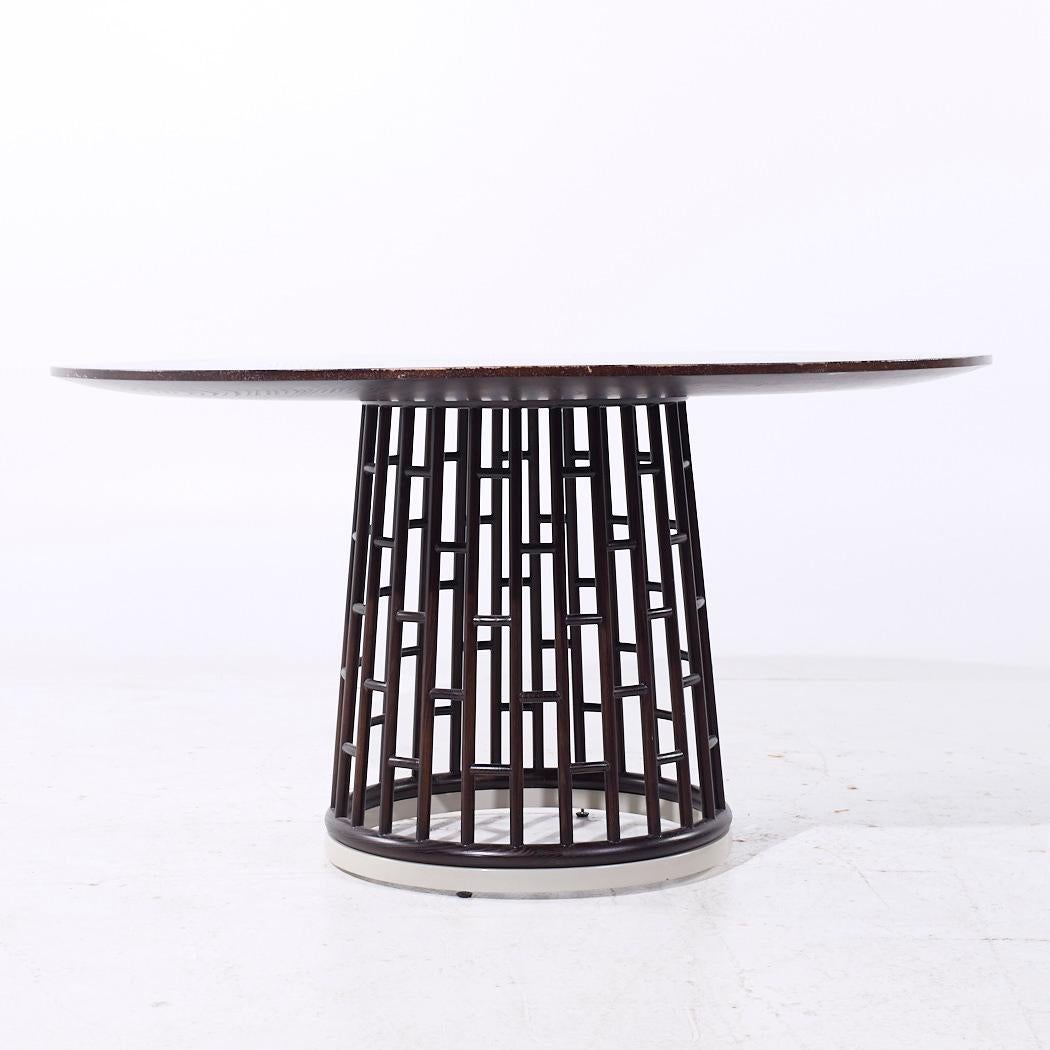 American Baker McGuire Fretwork Dining Table For Sale