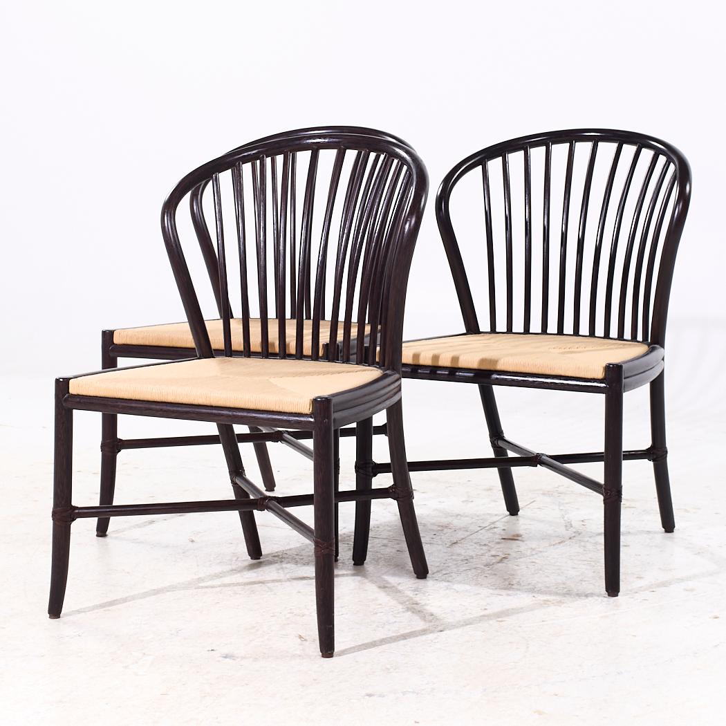 Moderno Baker McGuire Ulloa Chairs - Set of 3 in vendita