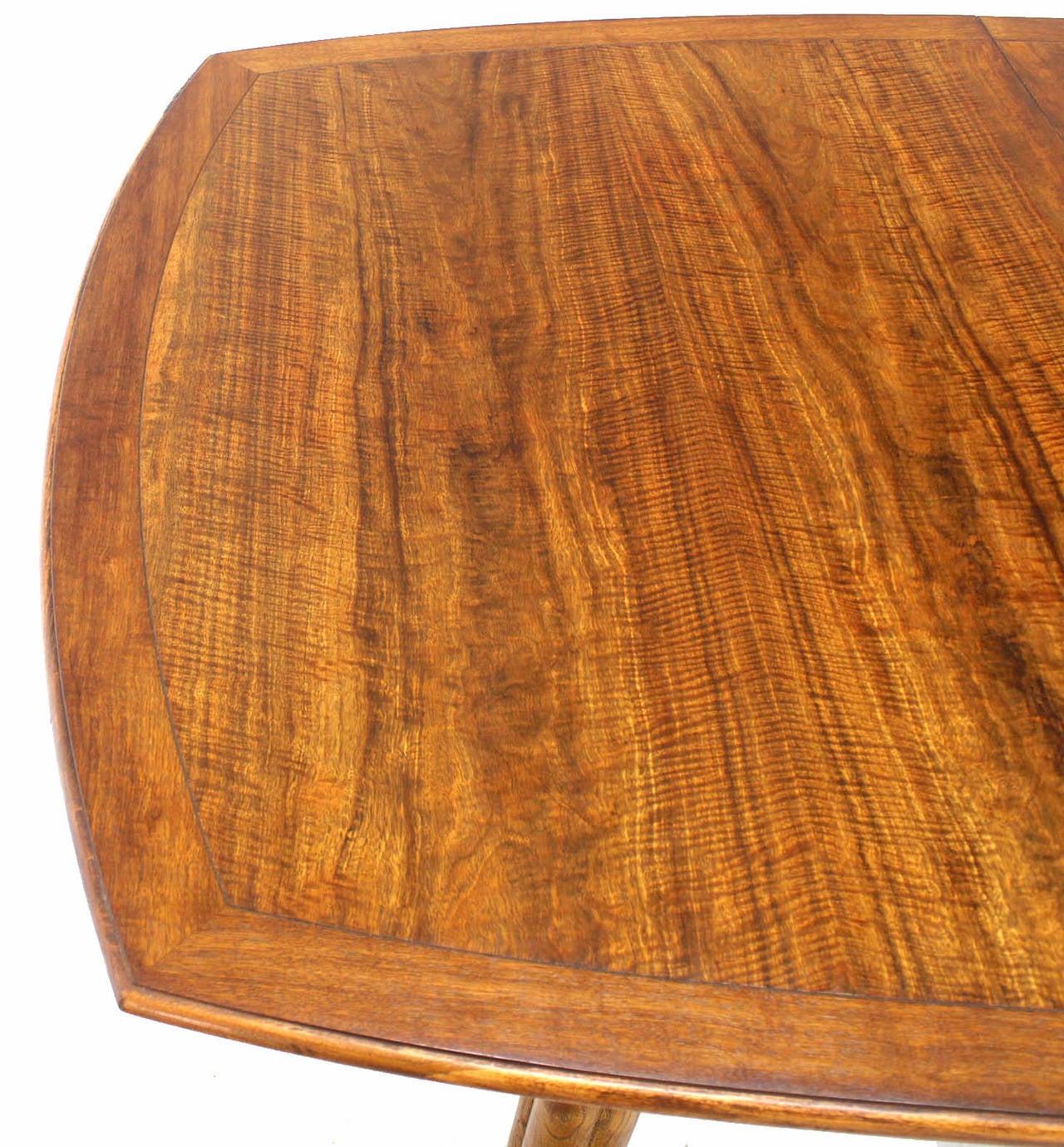 Ovaler Esstisch in Bootsform von Baker Baker, Mid-Century Modern, zwei Blätter, MINT! (amerikanisch) im Angebot