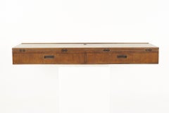 Baker Mid Century Wall Mounted Expandable Console Table